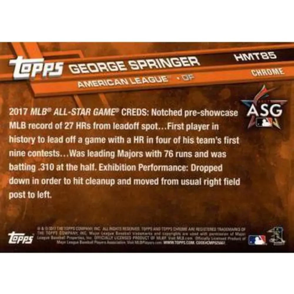 Topps 2017 chrome
